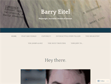 Tablet Screenshot of barryeitel.com